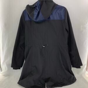 1 Madison Expedition Heritage Collection Womens Jacket Size L Black w/ Navy Trim